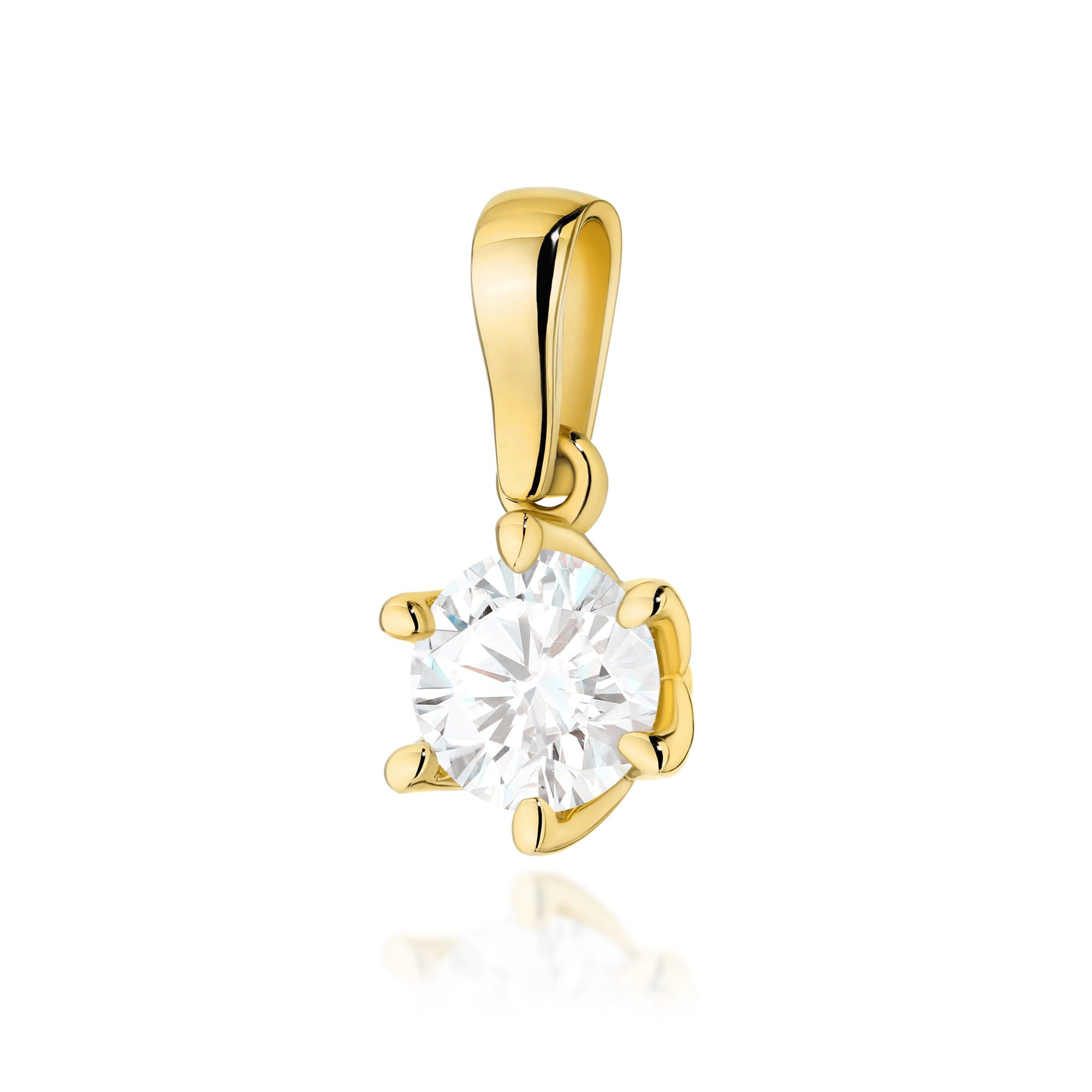 Pandantiv Aur 14K Z0575 Diamant Lab Grown 1.00ct