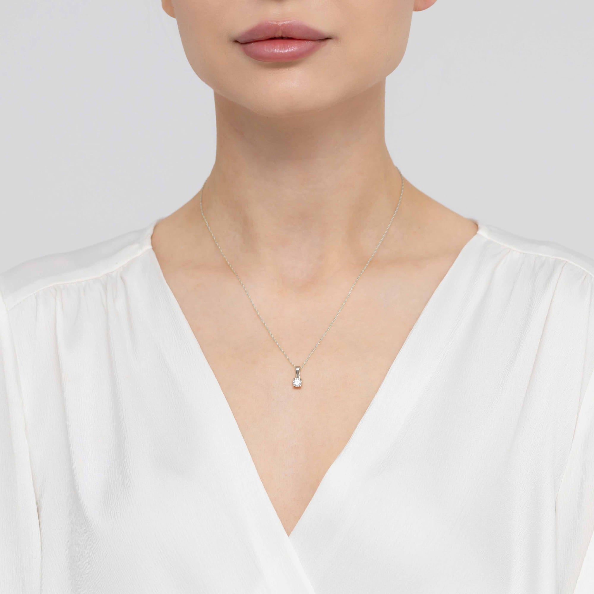 Pandantiv Aur 14K Z0576 Diamant 0,40ct