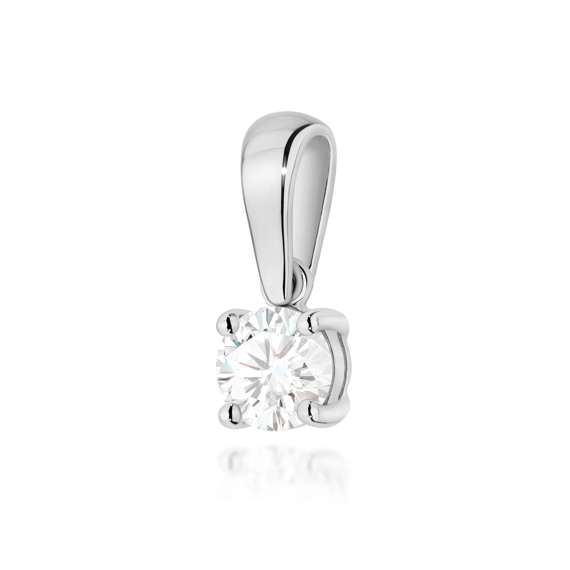 Pandantiv Aur 14K Z0576 Diamant Cultivat în Laborator 0,70ct