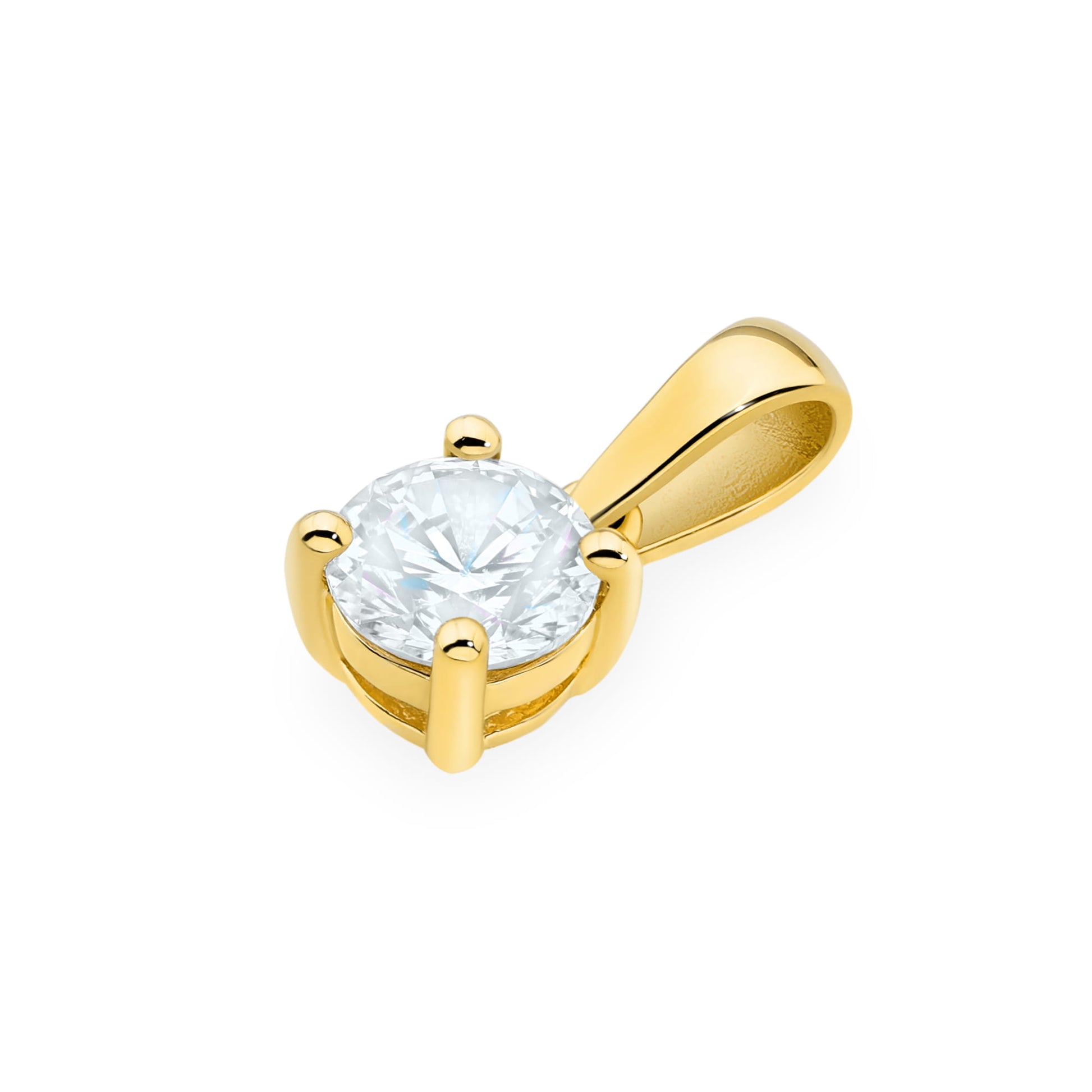 Pandantiv Aur 14K Z0576 Diamant Cultivat în Laborator 1,00ct