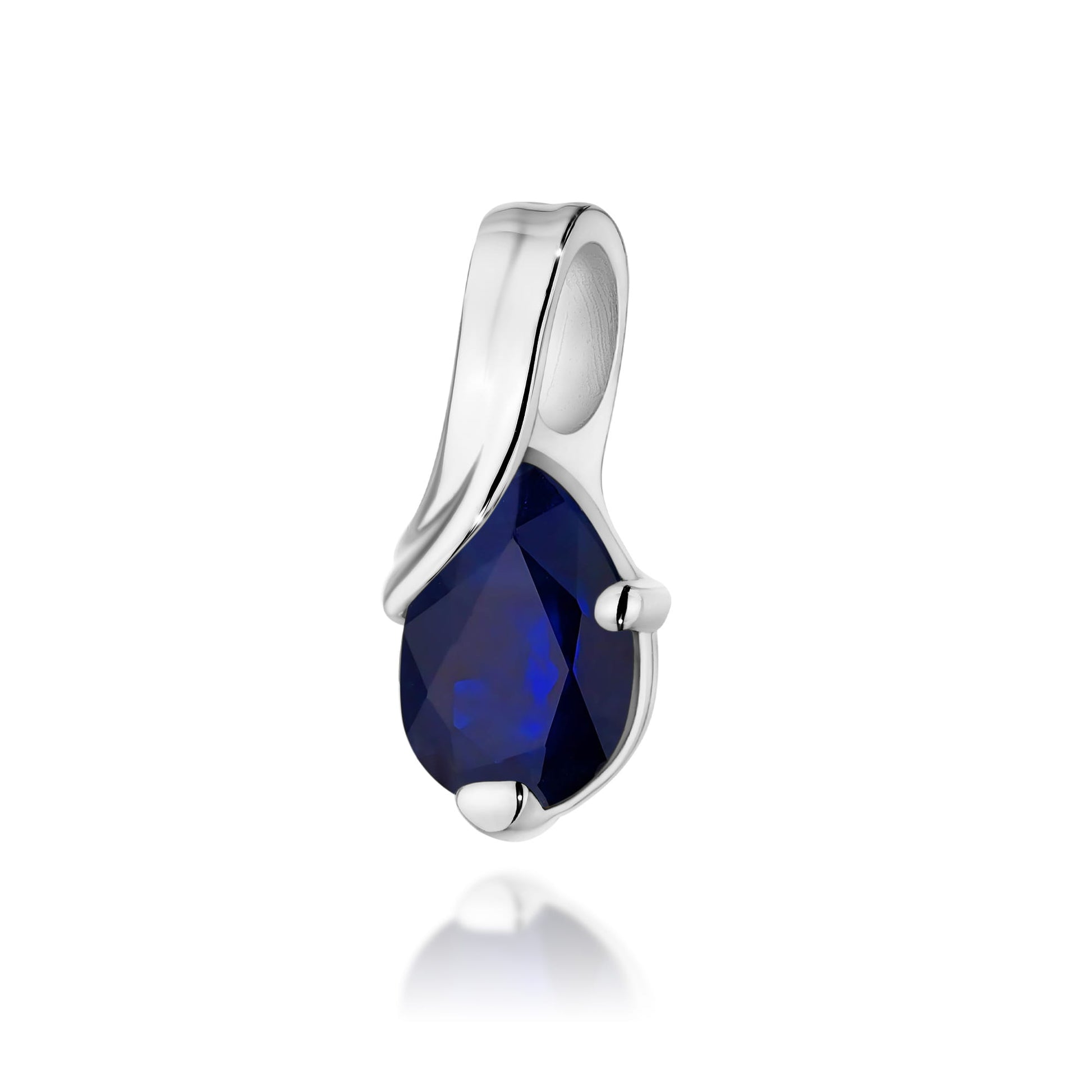 Pandantiv Aur 14K cu Safir 0,60 Carat