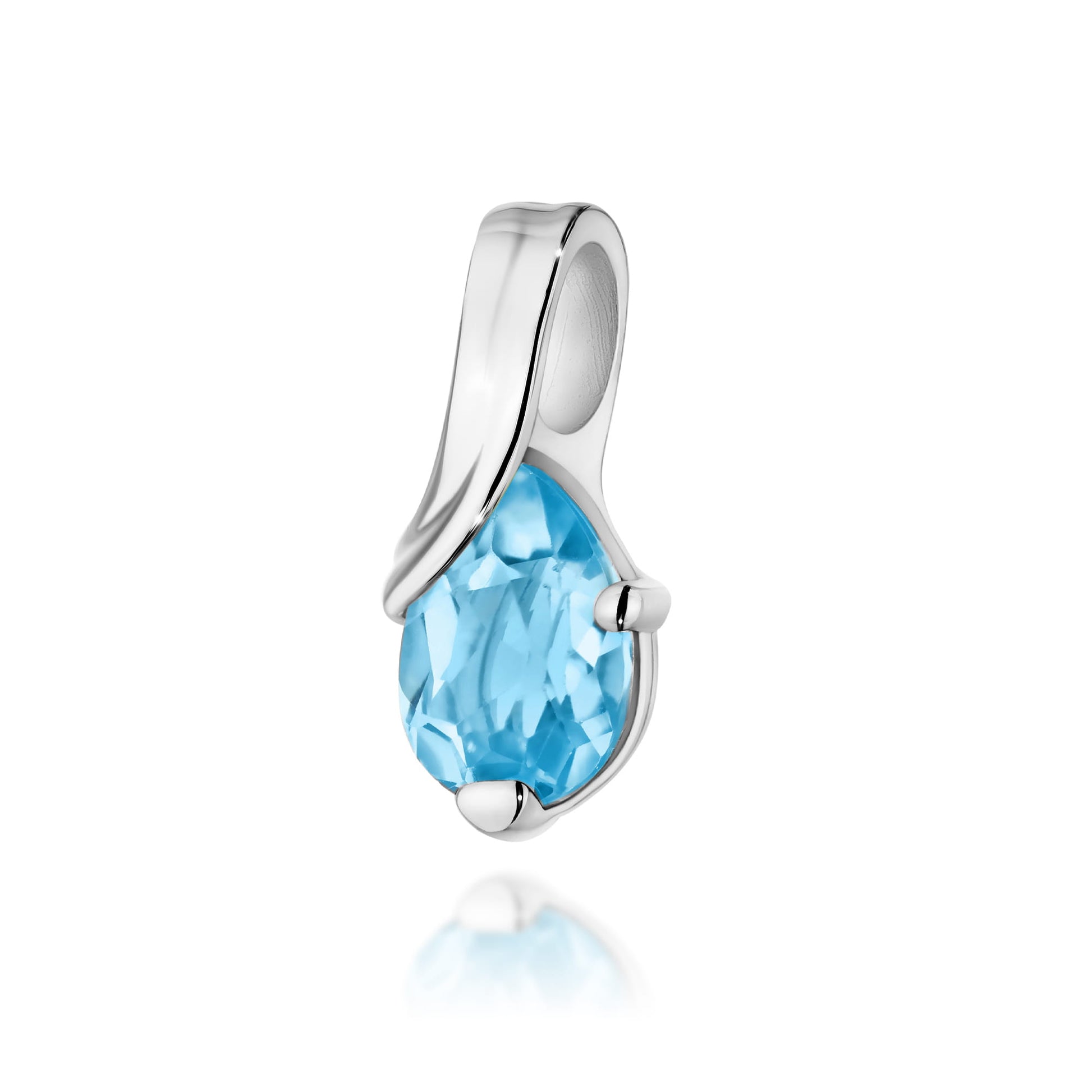 Pandantiv Aur 14K Cu Topaz Swiss 0.90 Carat - Z0578
