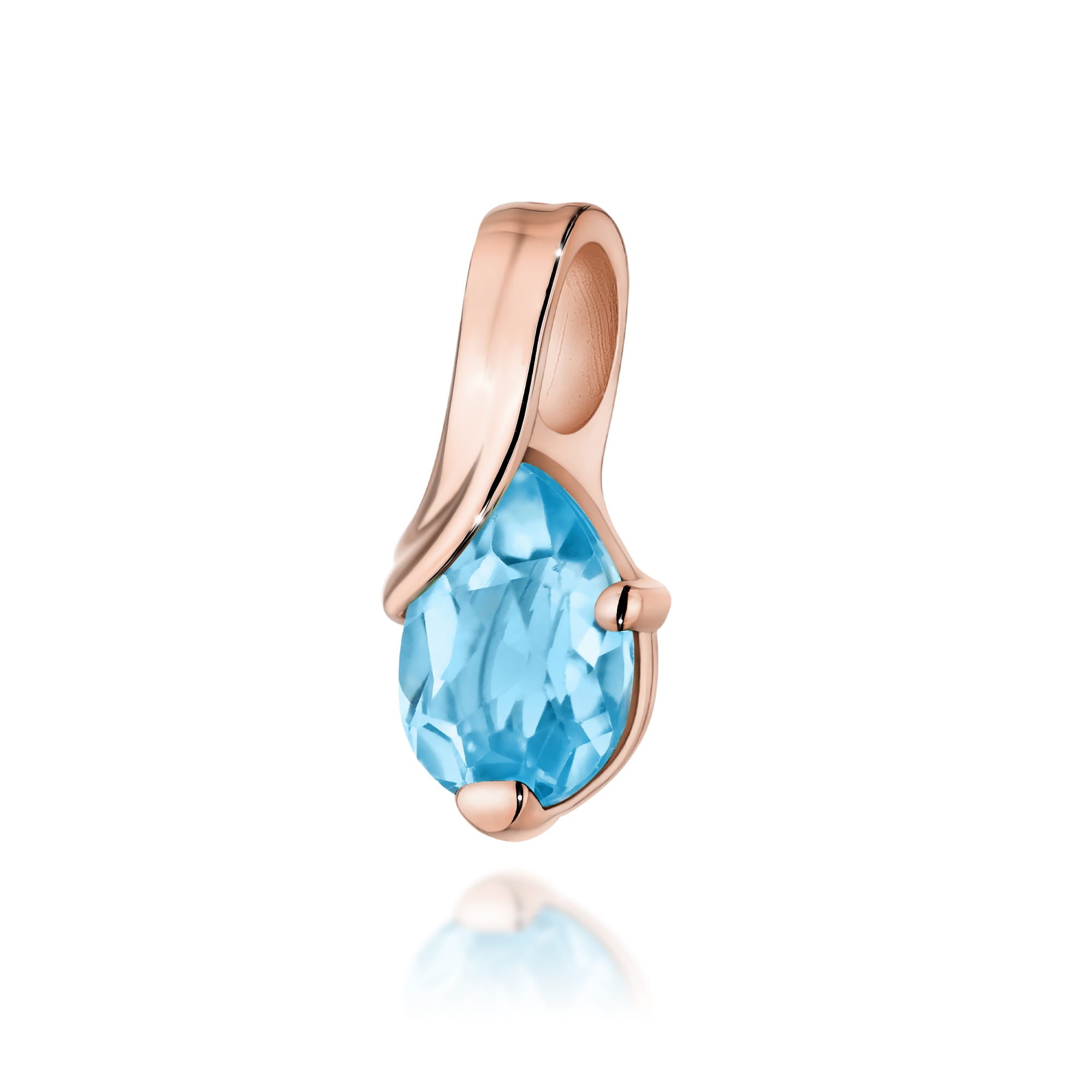 Pandantiv Aur 14K Cu Topaz Swiss 0.90 Carat - Z0578