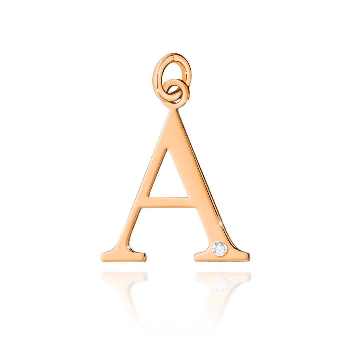 PROMO Pandantiv Aur 14K cu Diamant 0.005 ct Litera A 10x11 mm