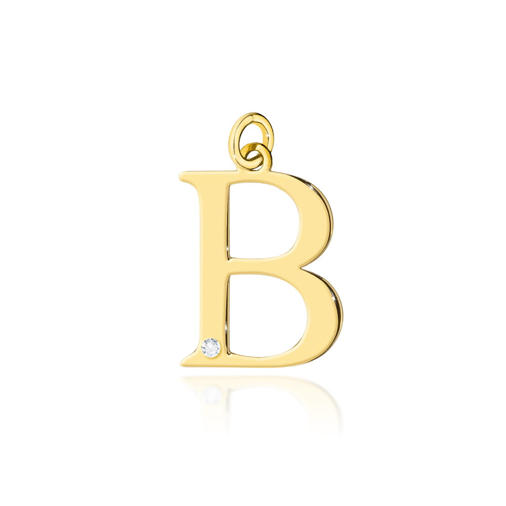 Image for Pandantiv Aur 14K cu Diamant Natural 0.005 ct Litera B 10x8 mm