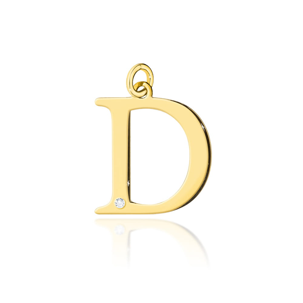 Image for Pandantiv Aur 14K cu Diamant Natural 0.005 ct Litera D 10x10 mm