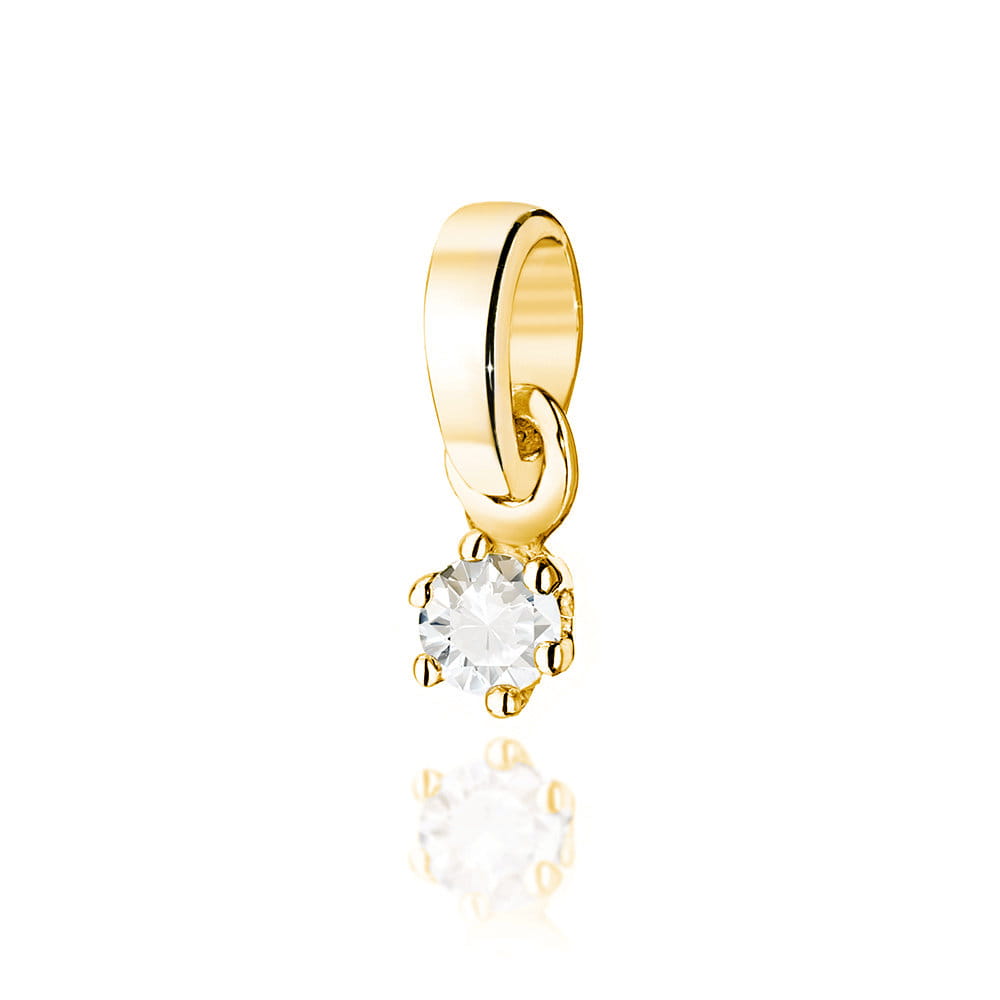 Image for Pandantiv Aur 14K cu Diamant 0.04 ct