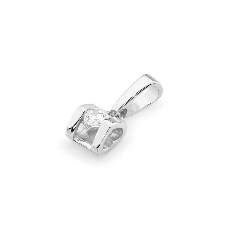 Pandantiv Aur 14K cu Diamant 0.09 ct