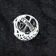 Talisman Argint 925 rodiat cu litera X si zirconiu-Simulated Diamond
