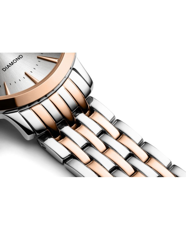 Ceas Appella, L32003.R197DQ, 31 mm, silver - rose gold, cadran cu diamante (1 piatră)