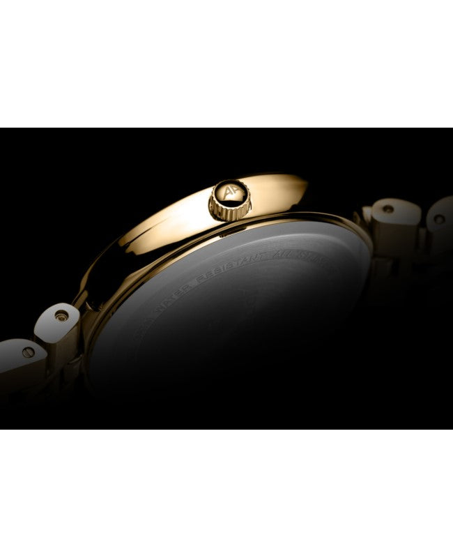 Ceas Appella, L50011.1167DQ, 31 mm, gold, cadran cu diamante (3 pietre)