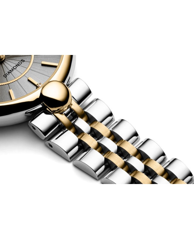 Ceas Appella, L50011.2167DQ, 31 mm, silver - gold, cadran cu diamante (3 pietre)