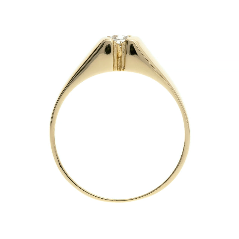 Inel Aur 8K cu Zirconiu Elegant