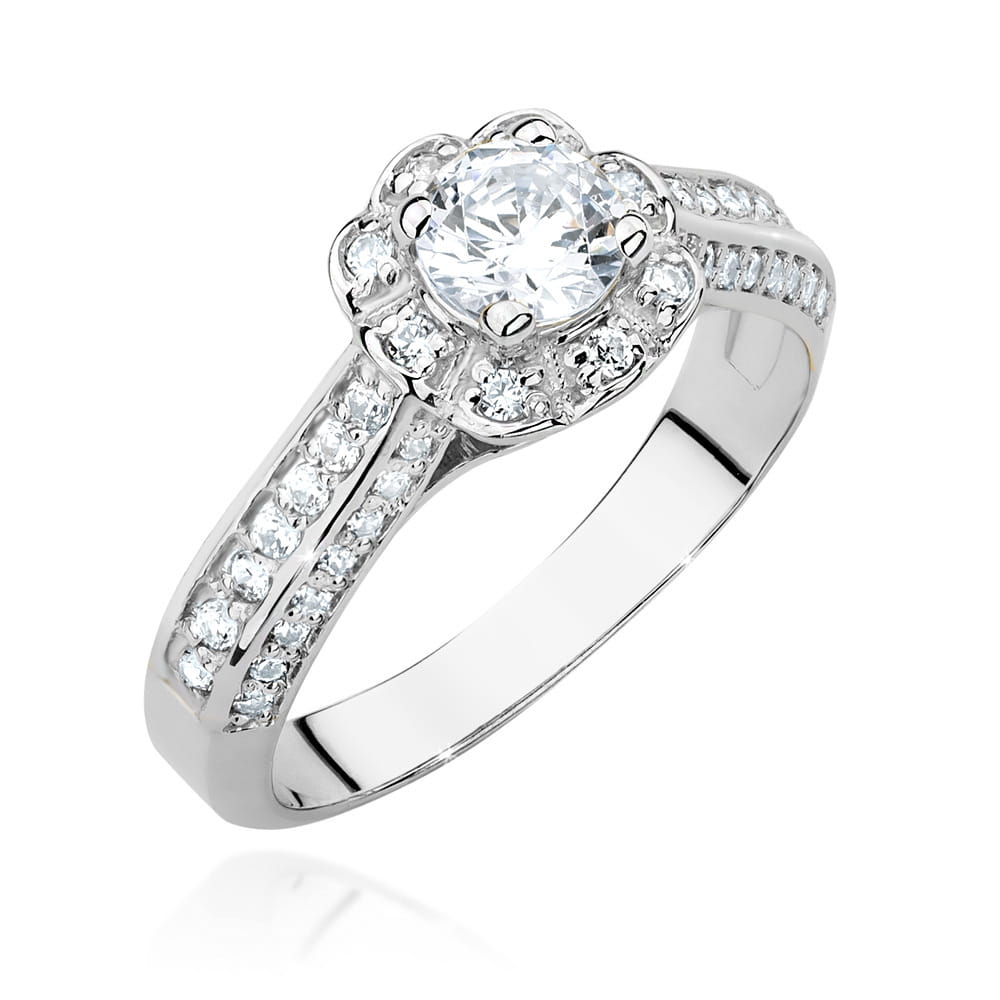 Inel Aur 14k cu Diamante 0.85 ct