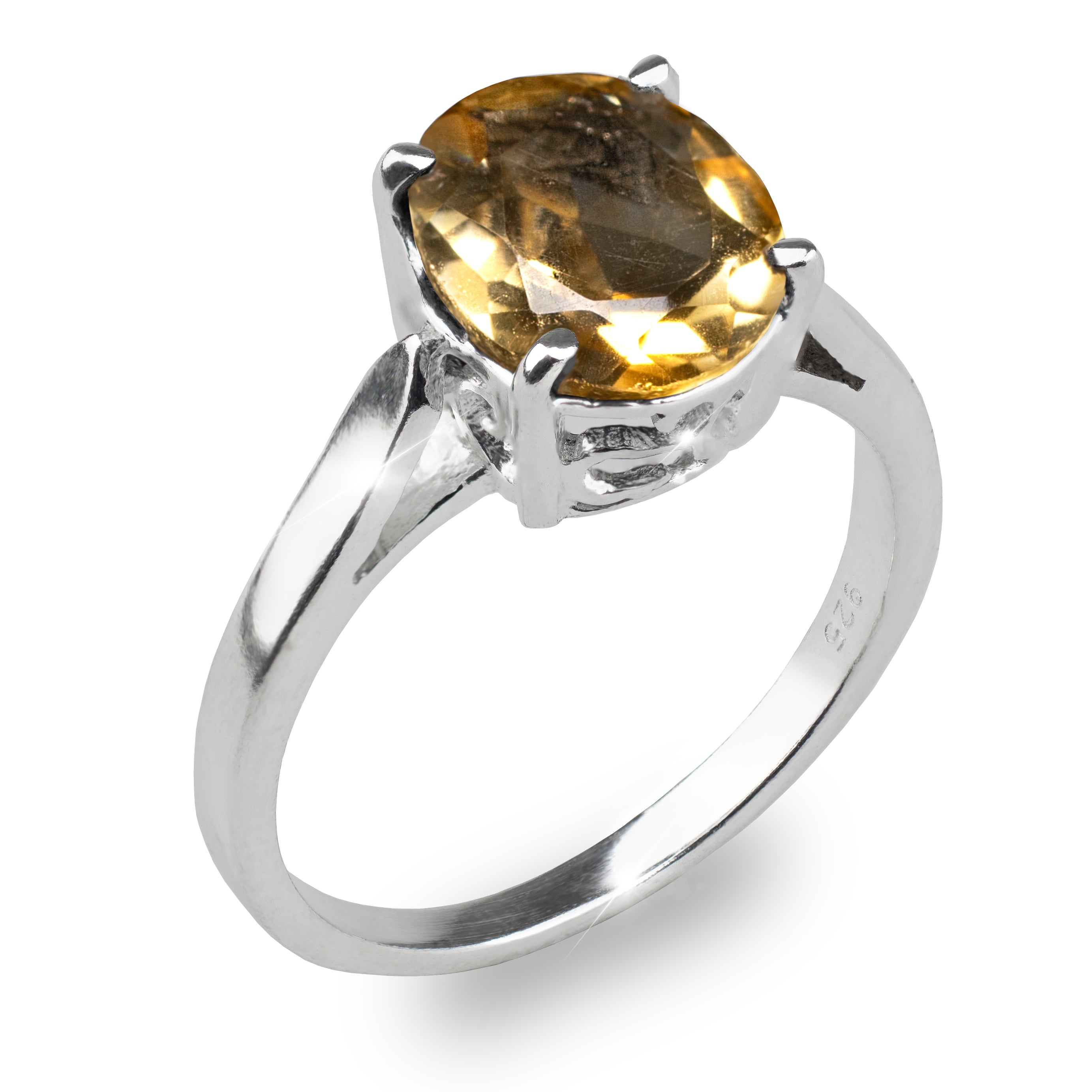 Inel Argint 925 cu Citrine