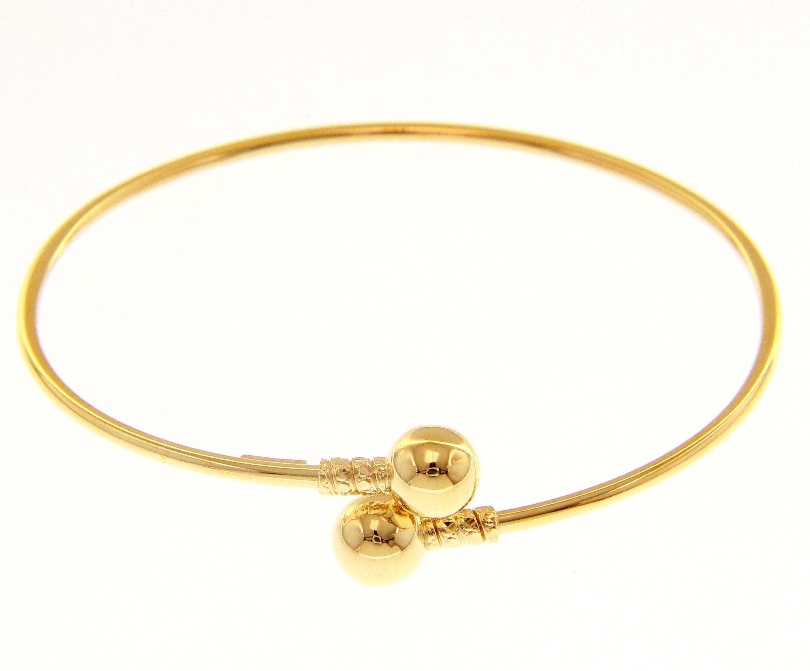 Brățară Elegantă cu Bile din Aur 14K