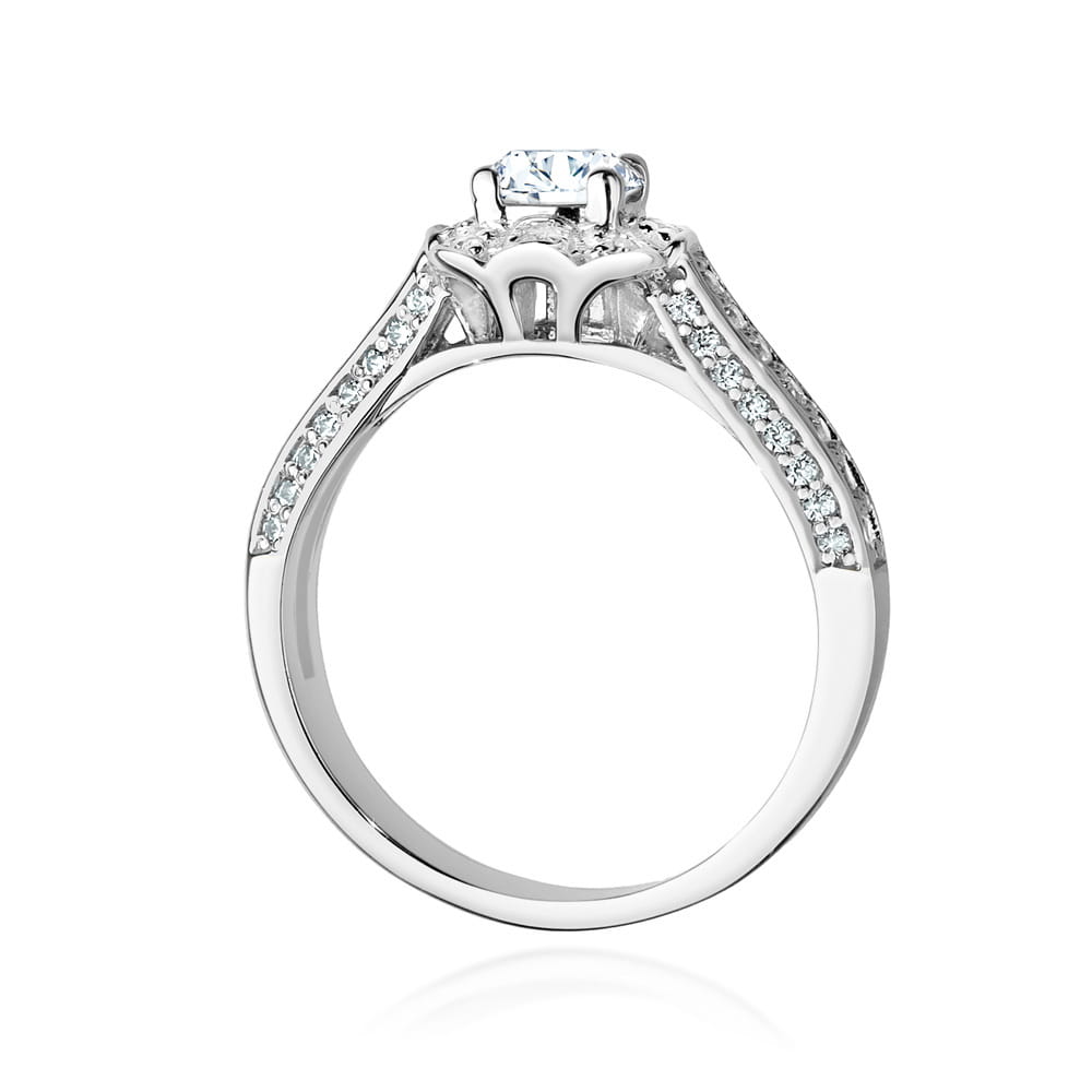 Inel Aur 14k cu Diamante 0.85 ct