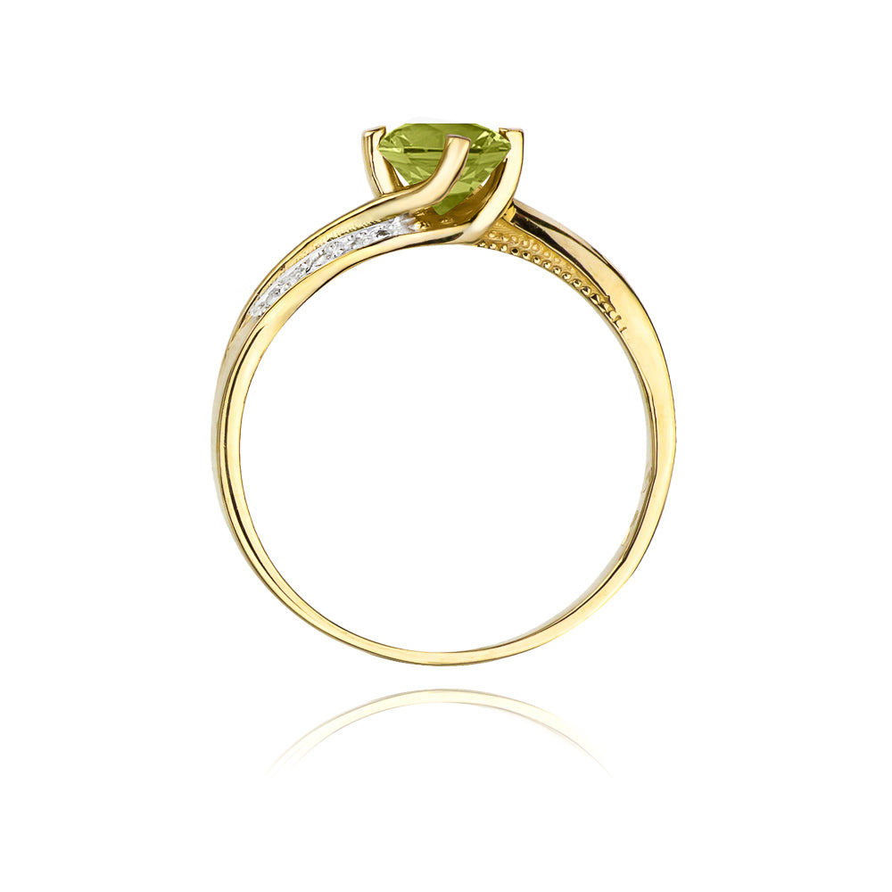 Inel Aur 14k cu Peridot 0.60 ct