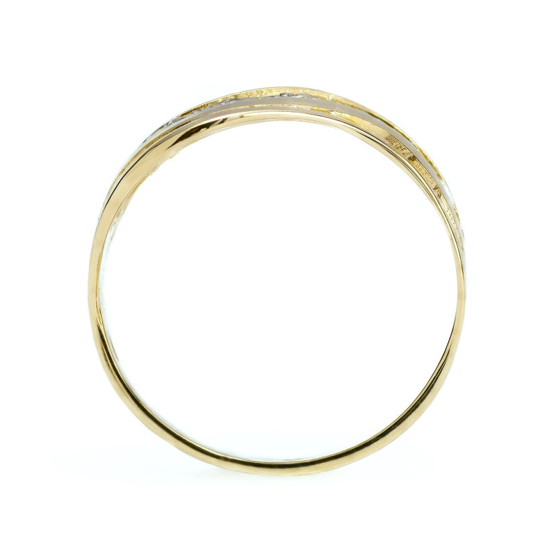 Inel Aur 8K cu Zirconii - Model Val