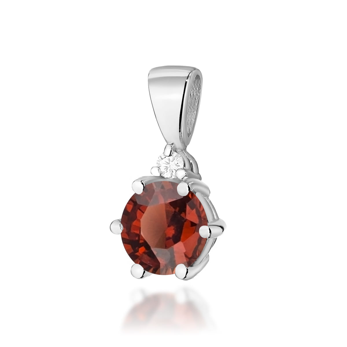 PROMO Pandantiv Aur 14K cu Garnet 0.50 ct