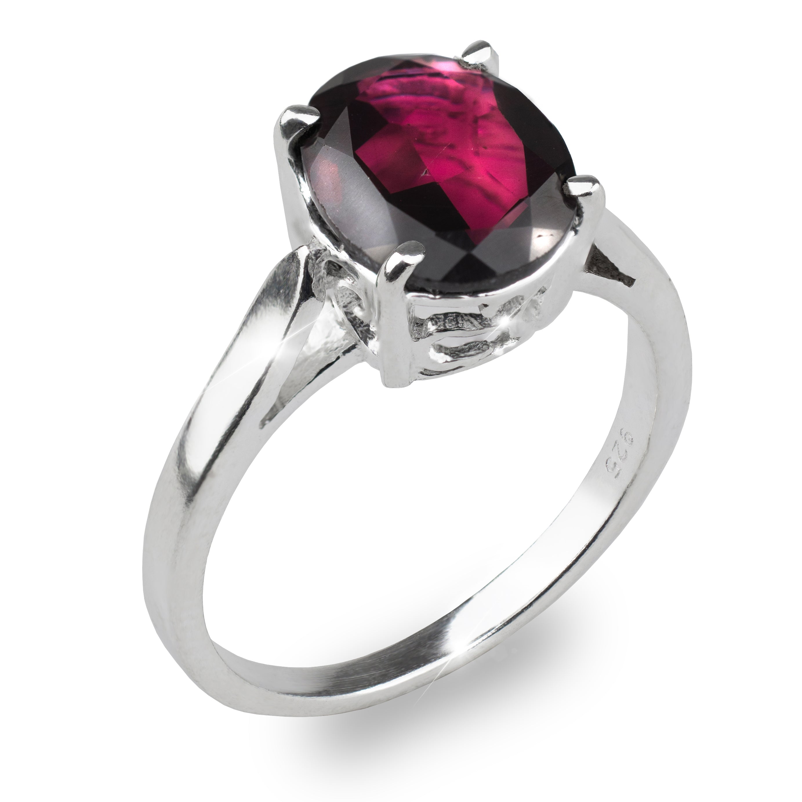 Inel Argint 925 cu Garnet