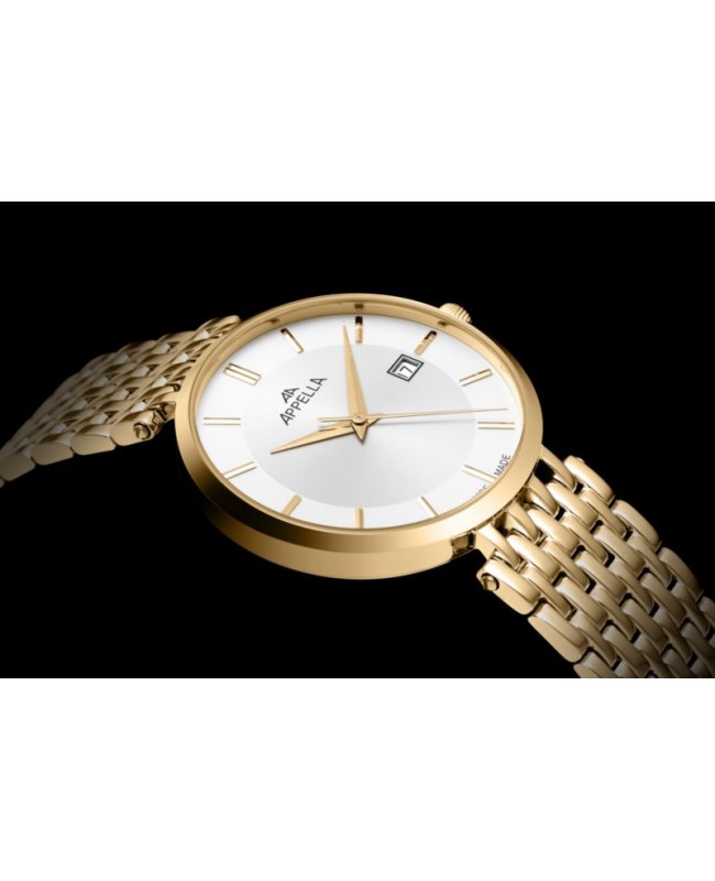 Ceas Appella, L12001.1113Q, 40 mm, gold