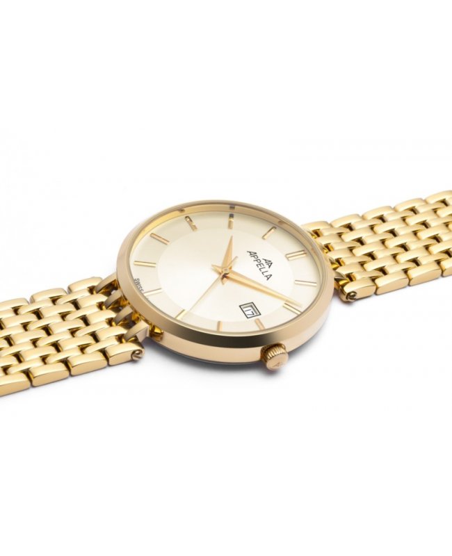 Ceas Appella, L12001.1111Q, 40 mm, gold