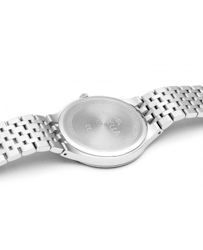 Ceas Appella, L12002.2133DQ, 41 mm, silver - gold, cadran cu diamante (1 piatră)