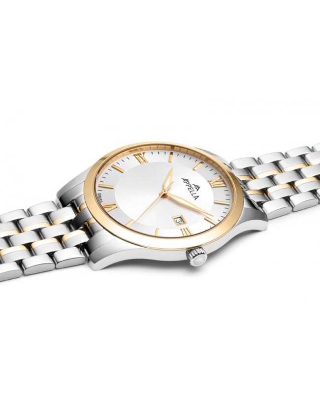 Ceas Appella, L12004.2163Q, 42 mm, silver - gold
