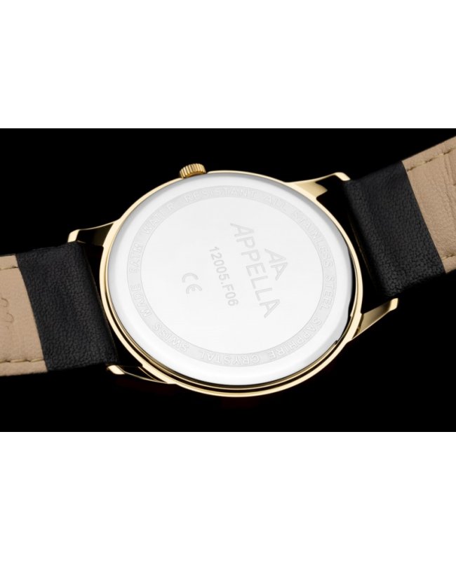 Ceas Appella, L12005.1263Q, 41 mm, gold