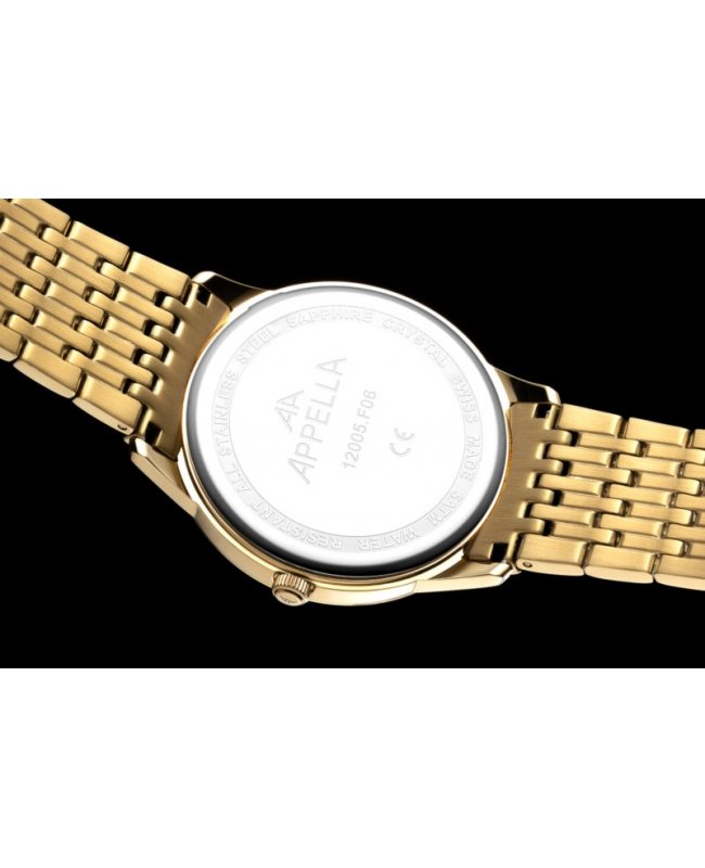 Ceas Appella, L12005.1161Q, 41 mm, silver - gold