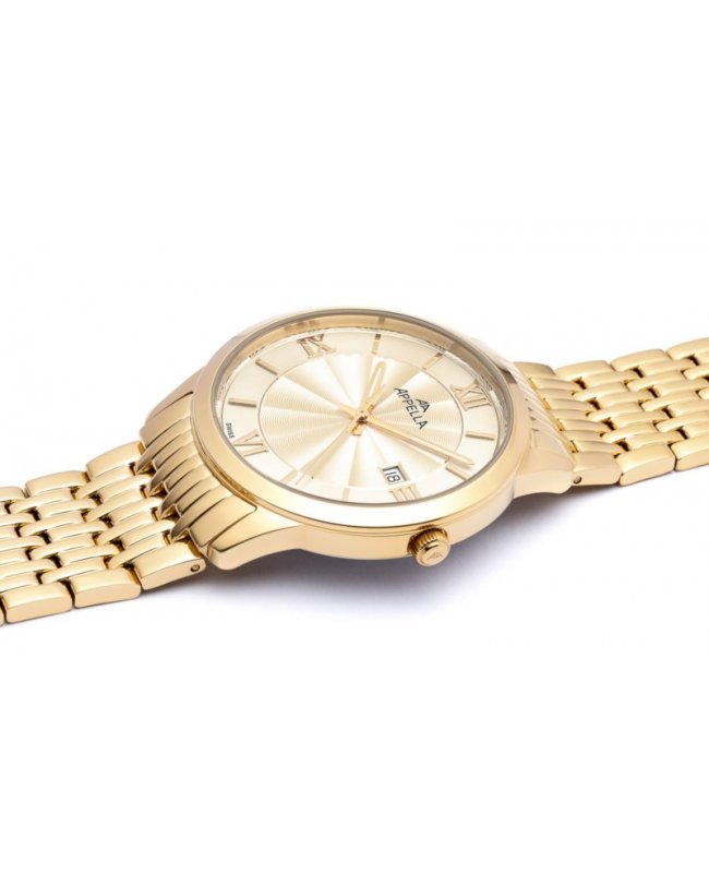 Ceas Appella, L12005.1161Q, 41 mm, silver - gold