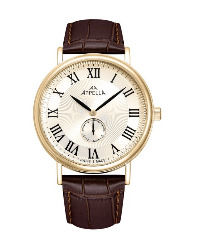 Ceas Appella, L70005.1B31Q, 42 mm, gold