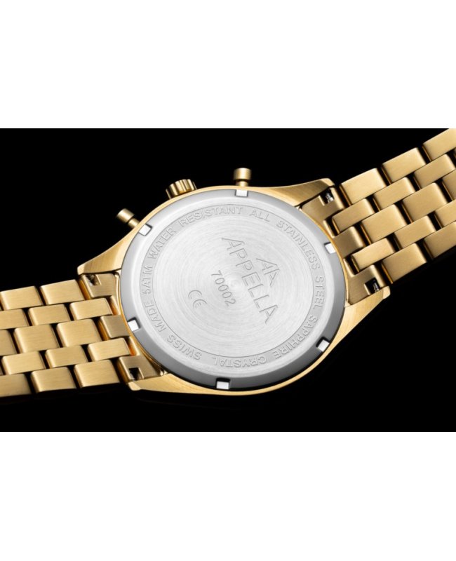Ceas Appella, L70002.1113CH, 43 mm, gold
