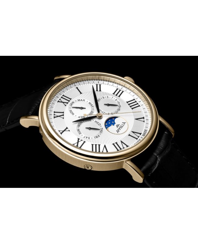 Ceas Appella, L70004.1233QF, 43 mm, gold