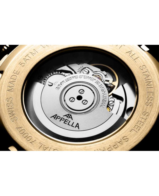 Ceas Appella, L70007.1233A, 43 mm, gold