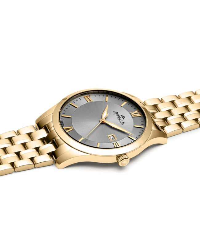 Ceas Appella, L12004.1167Q, 42 mm, gold