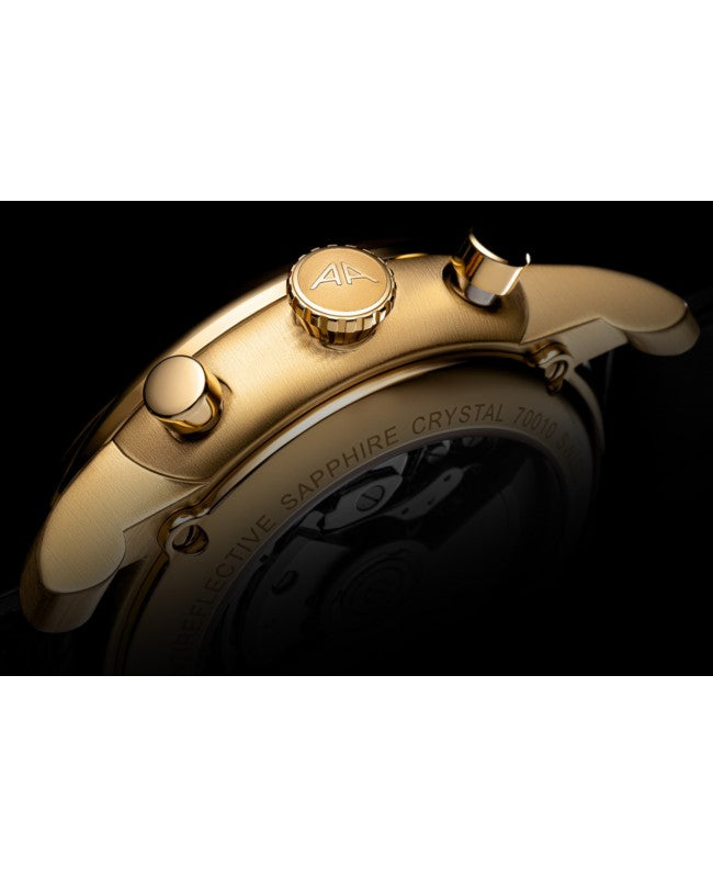 Ceas Appella, L70010.1233ACH, 42,5 mm, gold, capac spate cu sticlă de safir antireflex