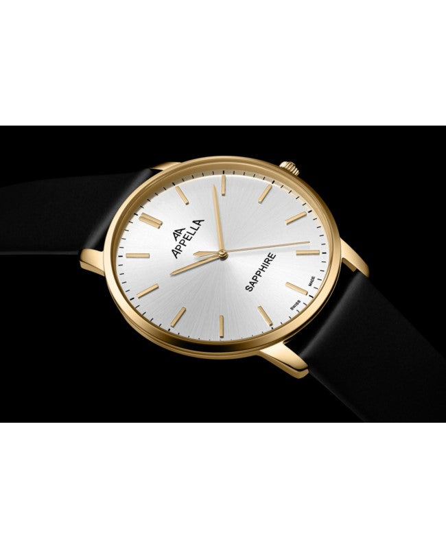 Ceas Appella, L70012.1213Q, 41 mm, gold