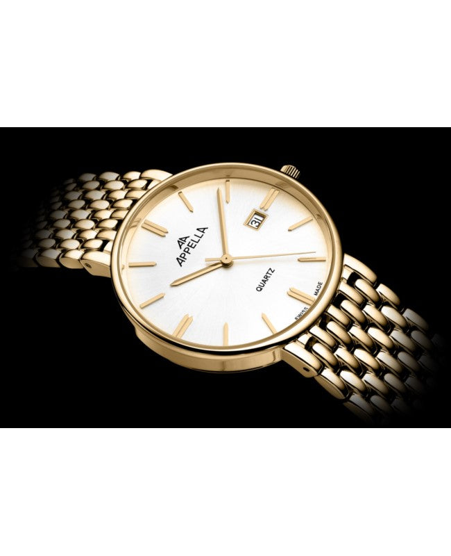 Ceas Appella, L12007.1113Q, 37,5 mm, gold