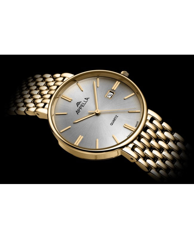 Ceas Appella, L12007.1117Q, 37,5 mm, gold