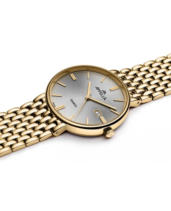 Ceas Appella, L12007.1117Q, 37,5 mm, gold