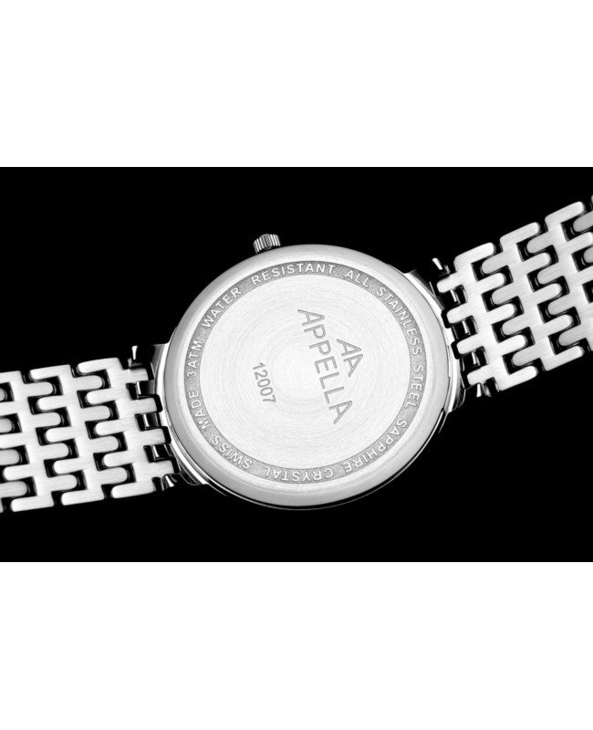 Ceas Appella, L12007.5113Q, 37,5 mm, silver