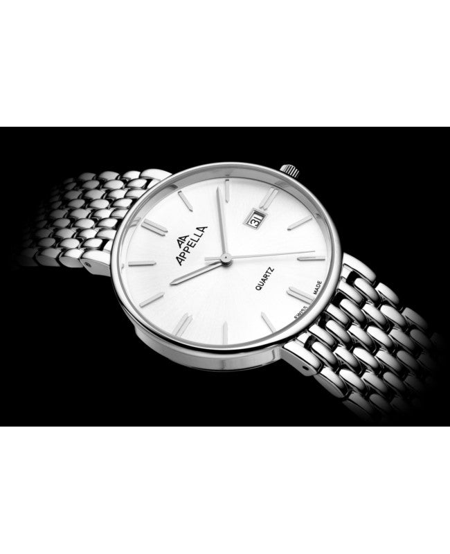 Ceas Appella, L12007.5113Q, 37,5 mm, silver