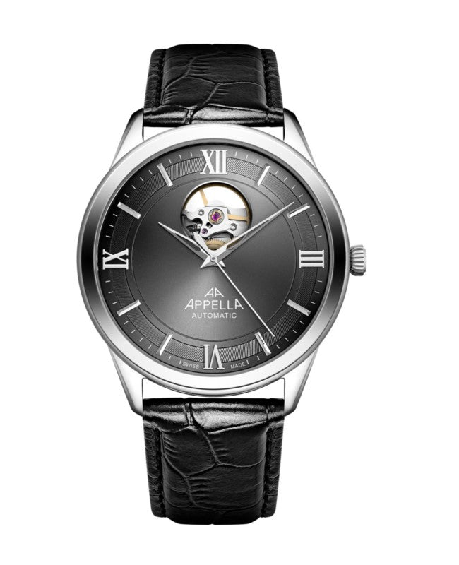 Ceas Appella, L70014.5266OA, 42 mm, silver, capac spate cu sticlă de safir antireflex