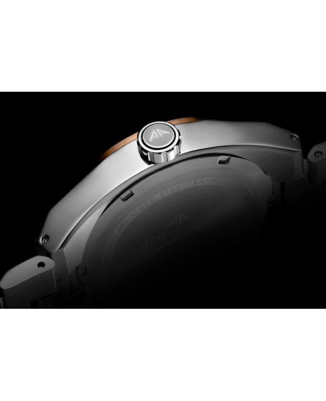 Ceas Appella, L70015.R116Q, 41 mm, silver - rose gold