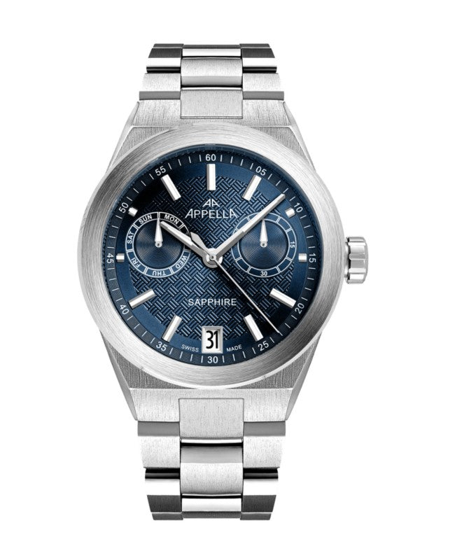 Ceas Appella, L70015.5115Q, 41 mm, silver