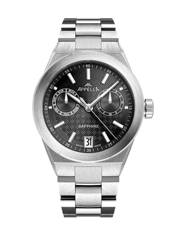Ceas Appella, L70015.5116Q, 41 mm, silver