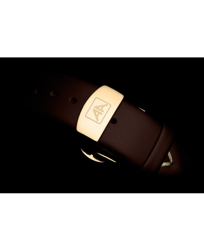 Ceas Appella, L90.1213M, 41 mm, gold, capac spate cu sticlă de safir
