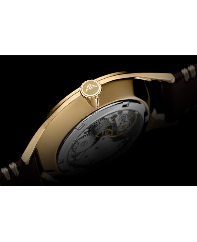 Ceas Appella, L90.1213M, 41 mm, gold, capac spate cu sticlă de safir